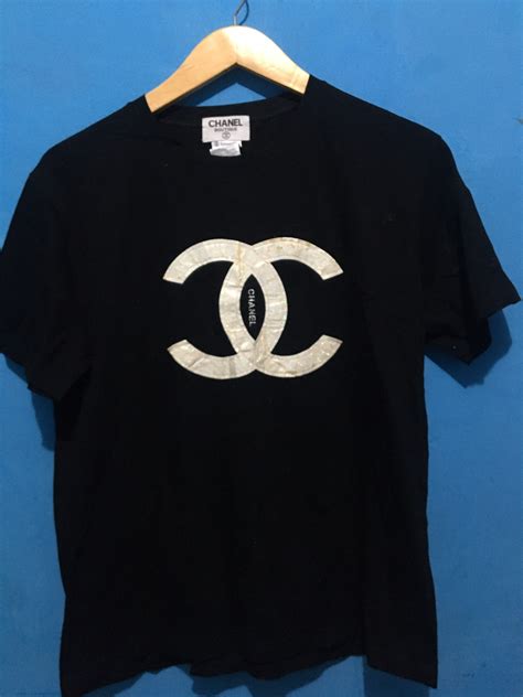 chanel logo t shirt wholesale|Chanel t shirt etsy.